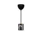 Nordlux Siv Pendant Marble and Metal Black | 65mm - Suitable for E27