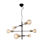 Nordlux Pendant Josefine Metal Black | IP20 - Suitable for 6x E27