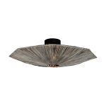 Good&Mojo Ceiling Light Panama Raffia Grey | Suitable for 1x E27 