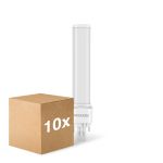 Multipack 10x Noxion Lucent PL-C LED 7.4W 1000lm - 840 Cool White | 2-Pin - Replaces 26W