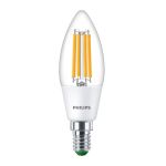Philips MASTER LED Candle Ultra Efficient E14 Candle Clear 2.3W 485lm - 827 Extra Warm White | Replaces 40W