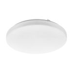 Eglo Wall and Ceiling Light Frania Steel White 14.6W 1600lm - 830 Warm White | IP20 