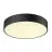 SLV Medo Pro 40 Wall and Ceiling Light Aluminium Black Round 19W 2500lm - 930-940 CCT | IP50 - Best Colour Rendering - Dimmable 