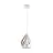 Eglo Pendant Carlton 1 Steel White Gold | IP20 - Suitable for 1x E27 