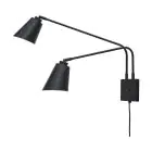 It's about RoMi Wall Light Bremen Iron Black | Suitable for 2x E27 