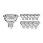 Multipack 10x Noxion LED Spot GU5.3 MR16 7.5W 621lm 60D - 840 Cool White | Dimmable - Replaces 50W