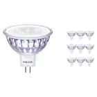 Multipack 10x Philips Master Value LED Spot GU5.3 MR16 7.5W 630lm 60D - 930 Warm White | Best Colour Rendering - Dimmable - Replaces 50W
