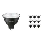 Multipack 10x Philips Master LED Spot GU5.3 MR16 7.5W 621lm 24D - 930 Warm White | Best Colour Rendering - Dimmable - Replaces 50W