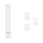 Multipack 10x Ledvance Dulux-L LED 8W - 830 Warm White | 4-Pin - Replaces 18W