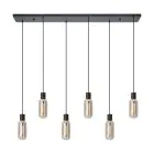 Eglo Pendant Maione Steel Black | IP20 - Suitable for 6x E27 