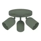 Eglo Ceiling Spot Tilston Steel Green | Suitable for 3x E14